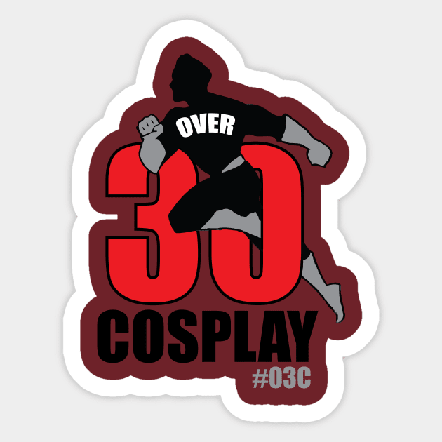 Over30Cosplay New Logo1 Sticker by Over30cosplay